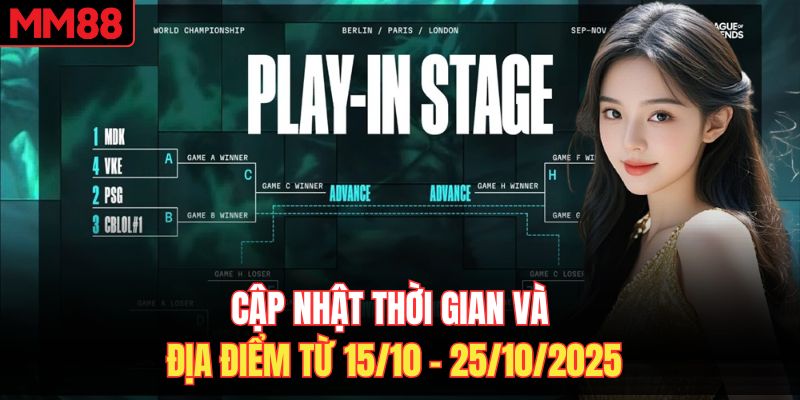 Cập nhật thời gian và địa điểm từ 15/10 - 25/10/2025